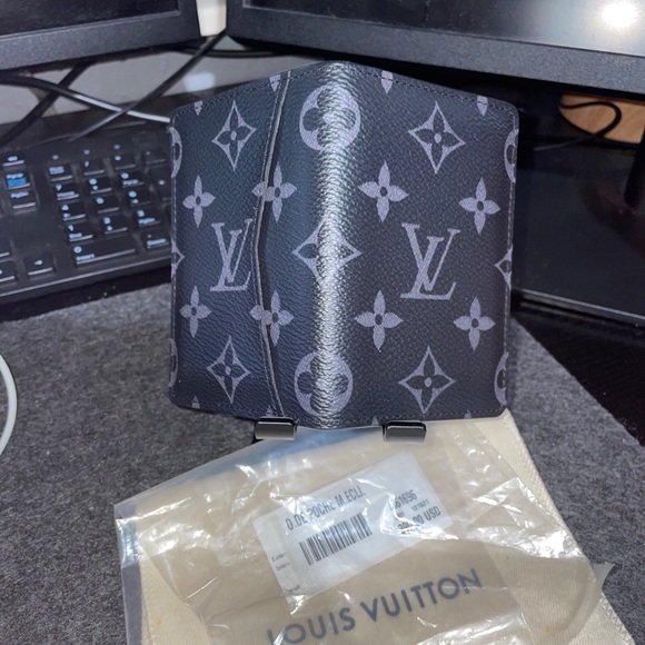 LV Pocket Organizer - Monogram Eclipse Canvas M61696 - Picture 6 of 6